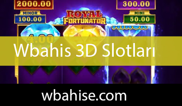 Wbahis 3d slotları ile güven vermektedir.